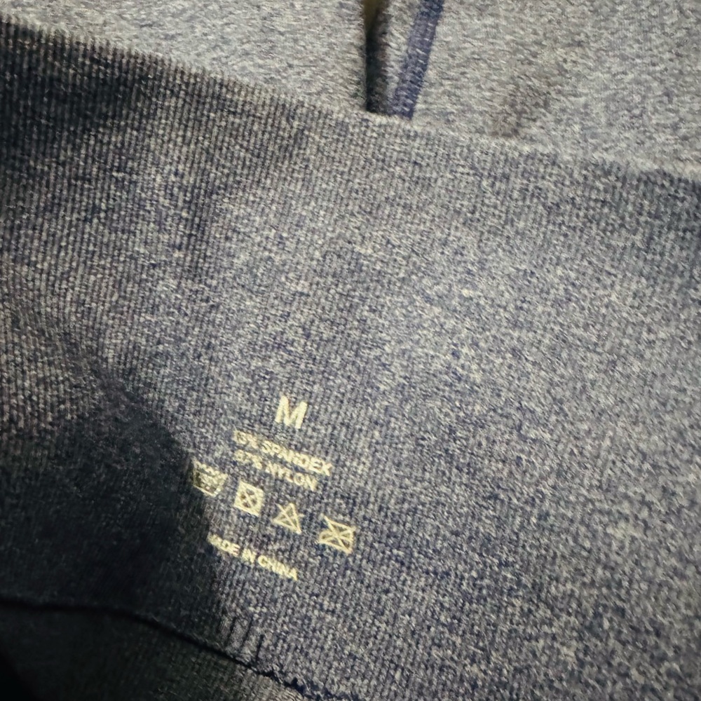 NVGTN Heathered Indigo Blue High-Waisted Leggings - Picture 4 of 4